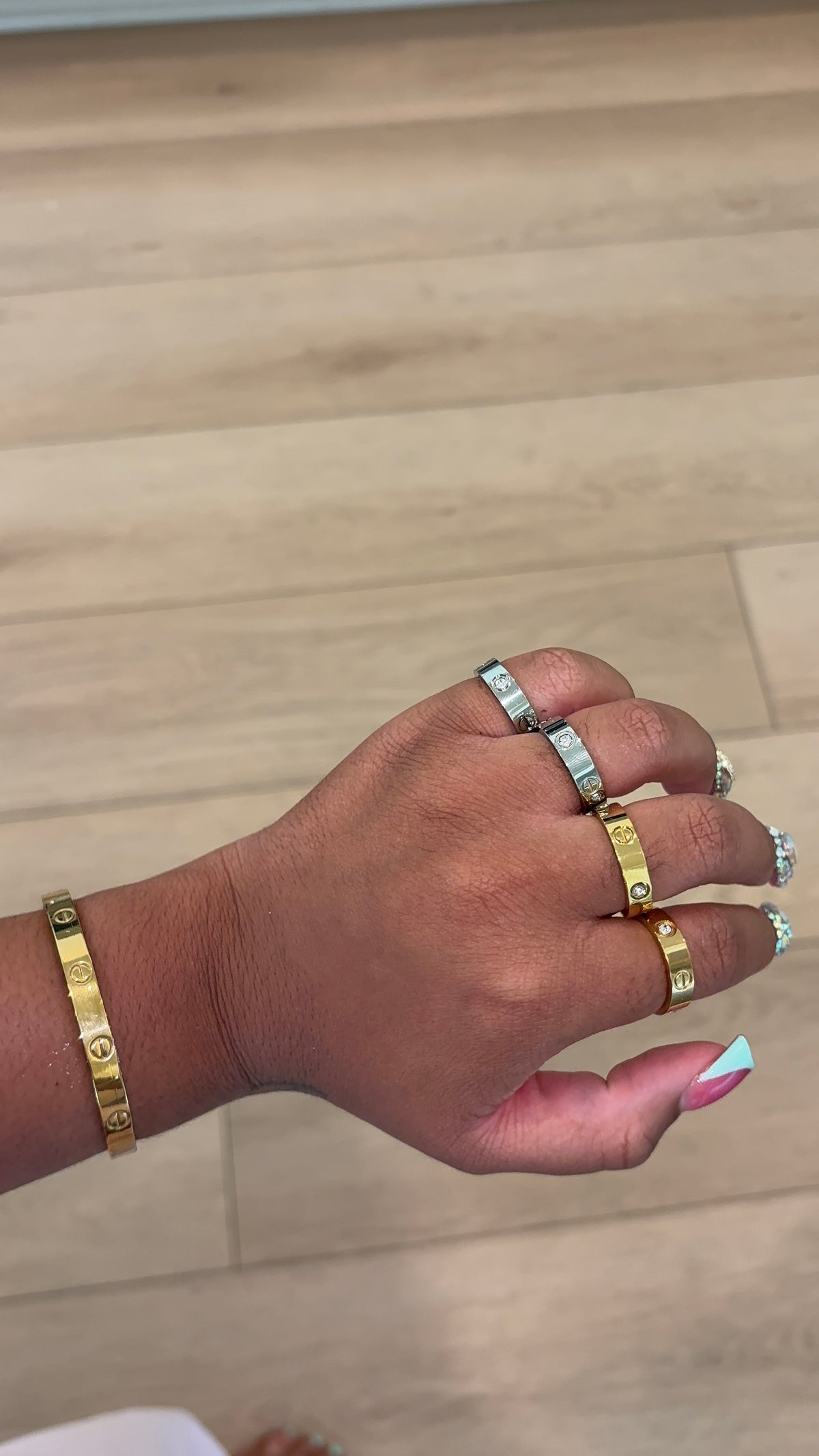 C+ Diamond Ring