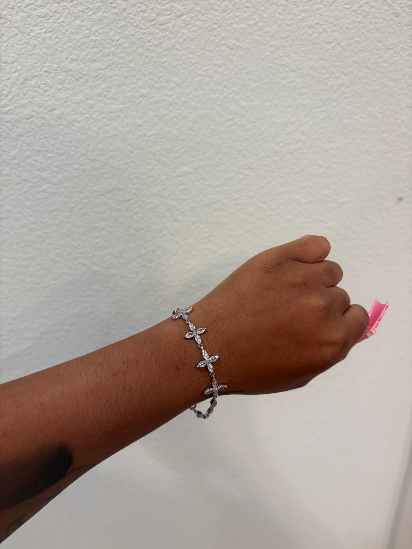 SLVER FLOWER BRACELET