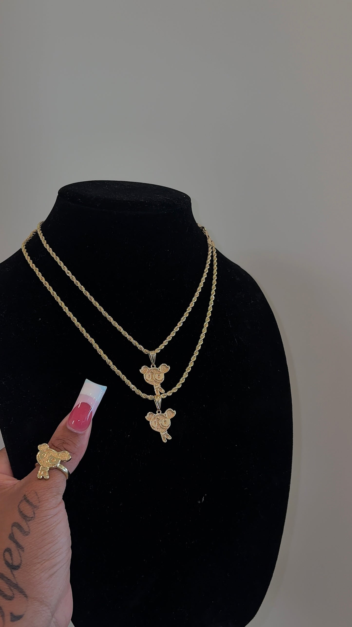 Powder Puff Girl. Necklace