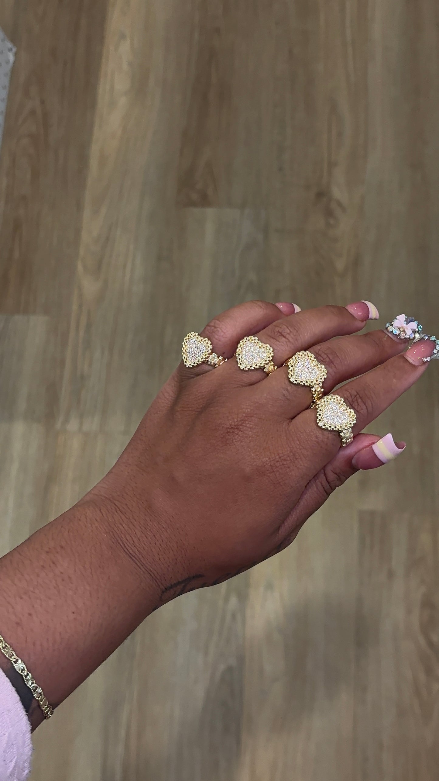 Rolex Hrt Pink Ring
