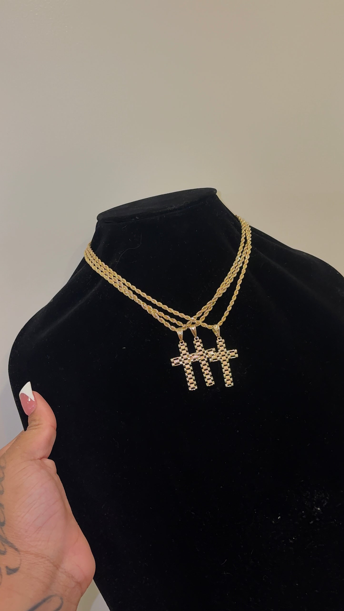 Rolex Cross Necklace