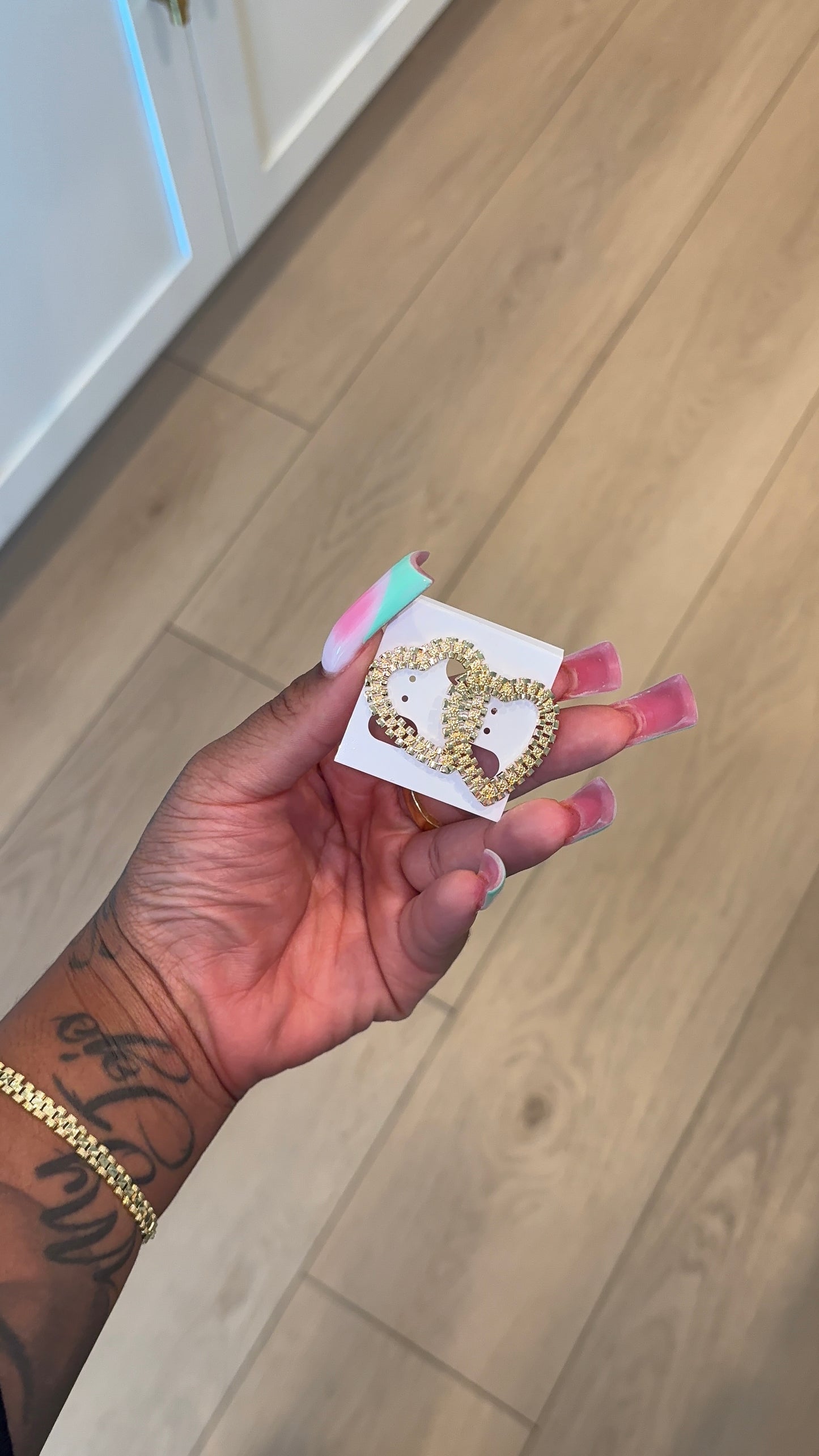 new Rolex Heart Studs