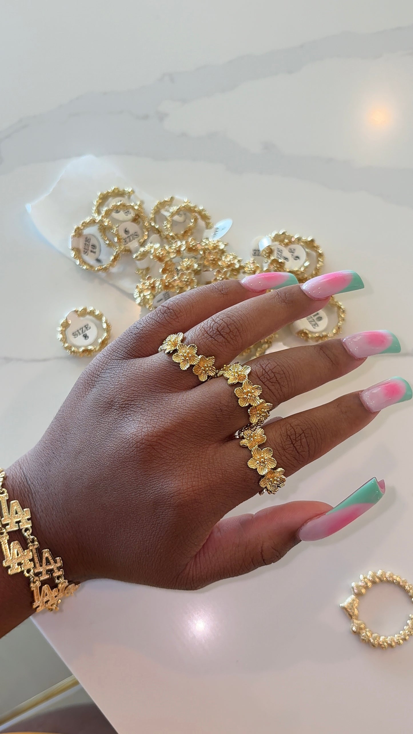 flower wrap ring