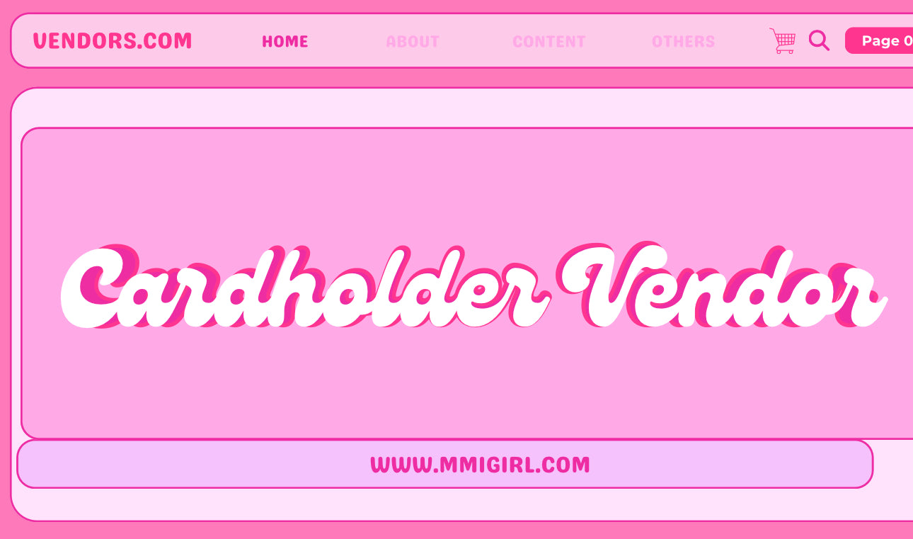 Cardholder Vendor