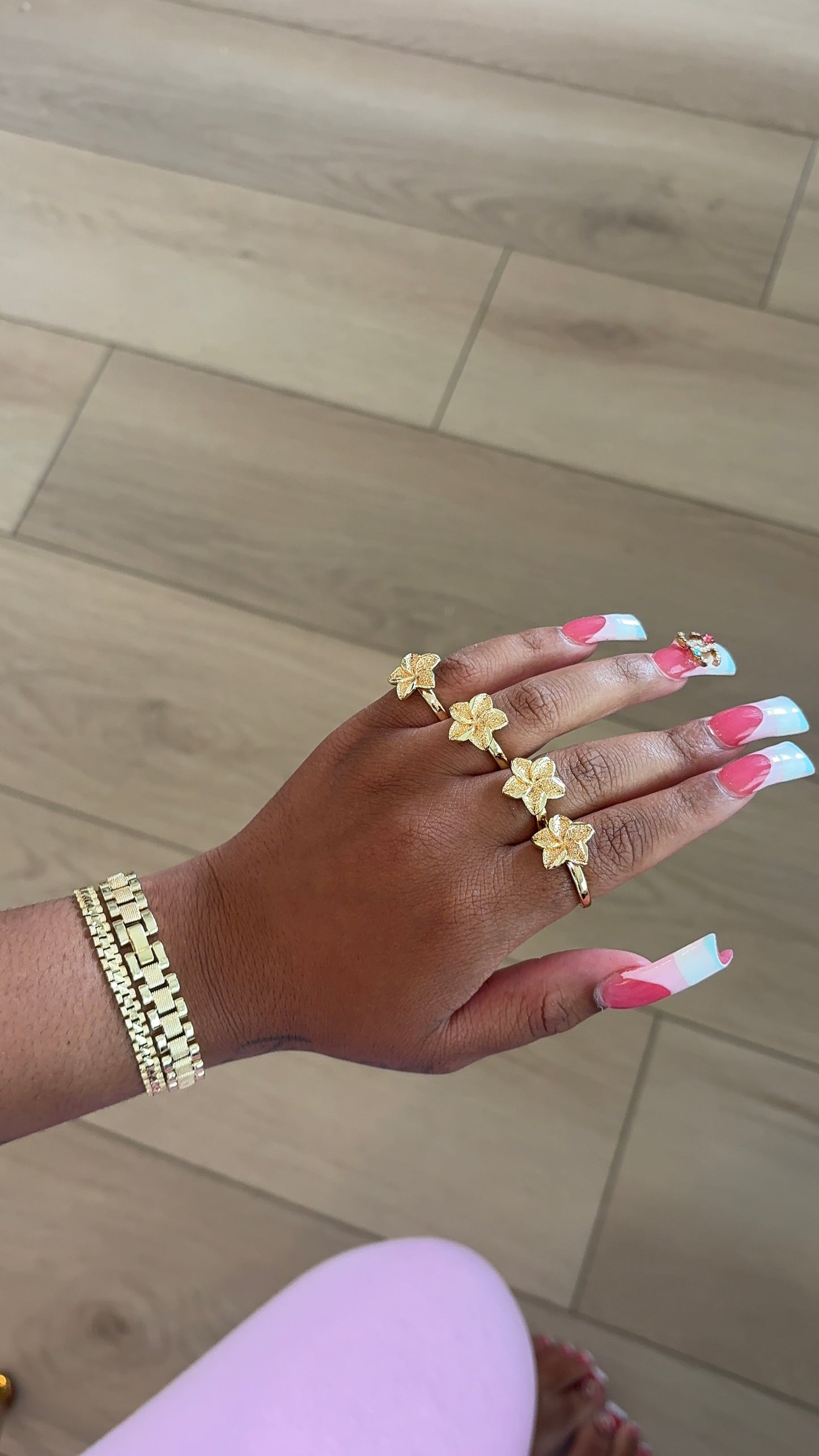 Gold Flower Ring