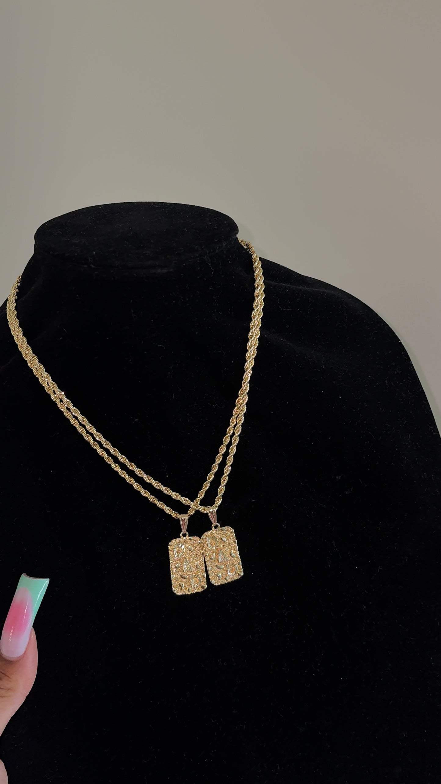 DAD nugget necklace