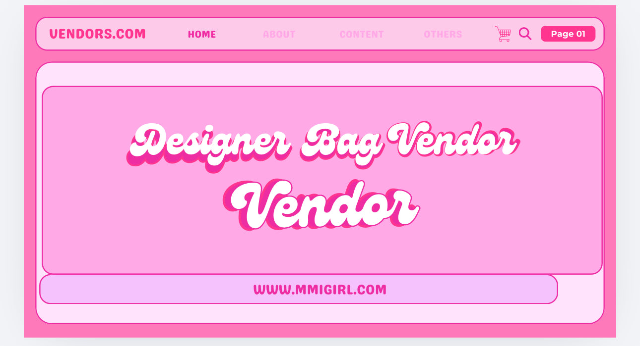 Designer Bag Vendor