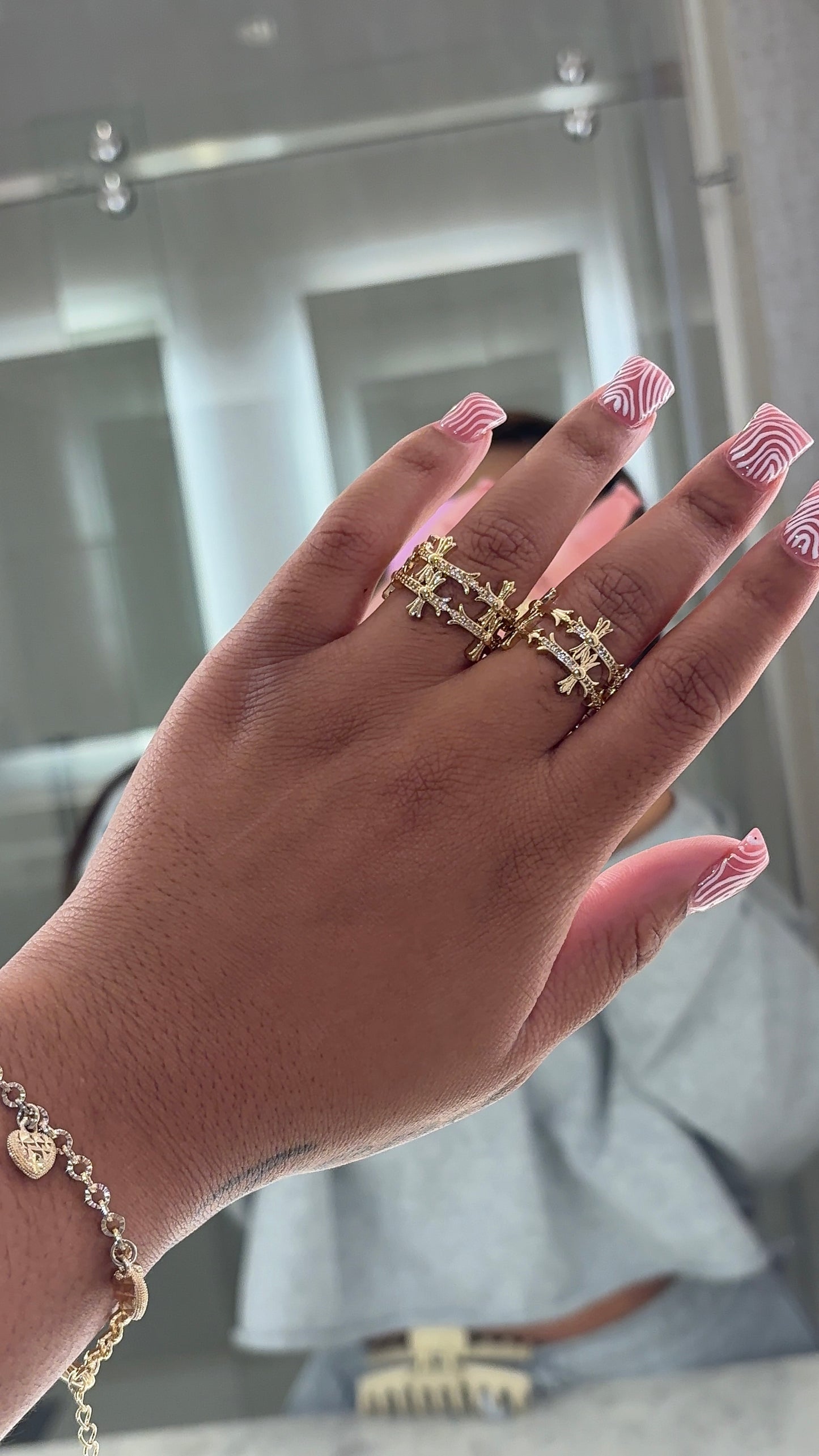 CHROME HEART ADJUSTABLE RING