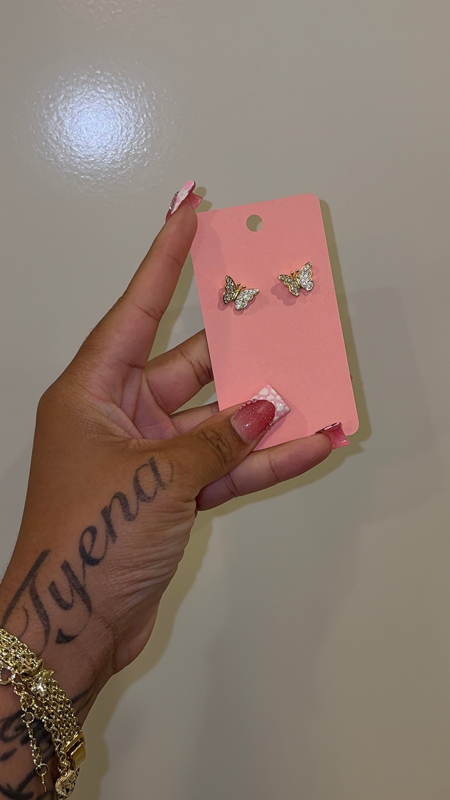 Butterfly bling  Studs