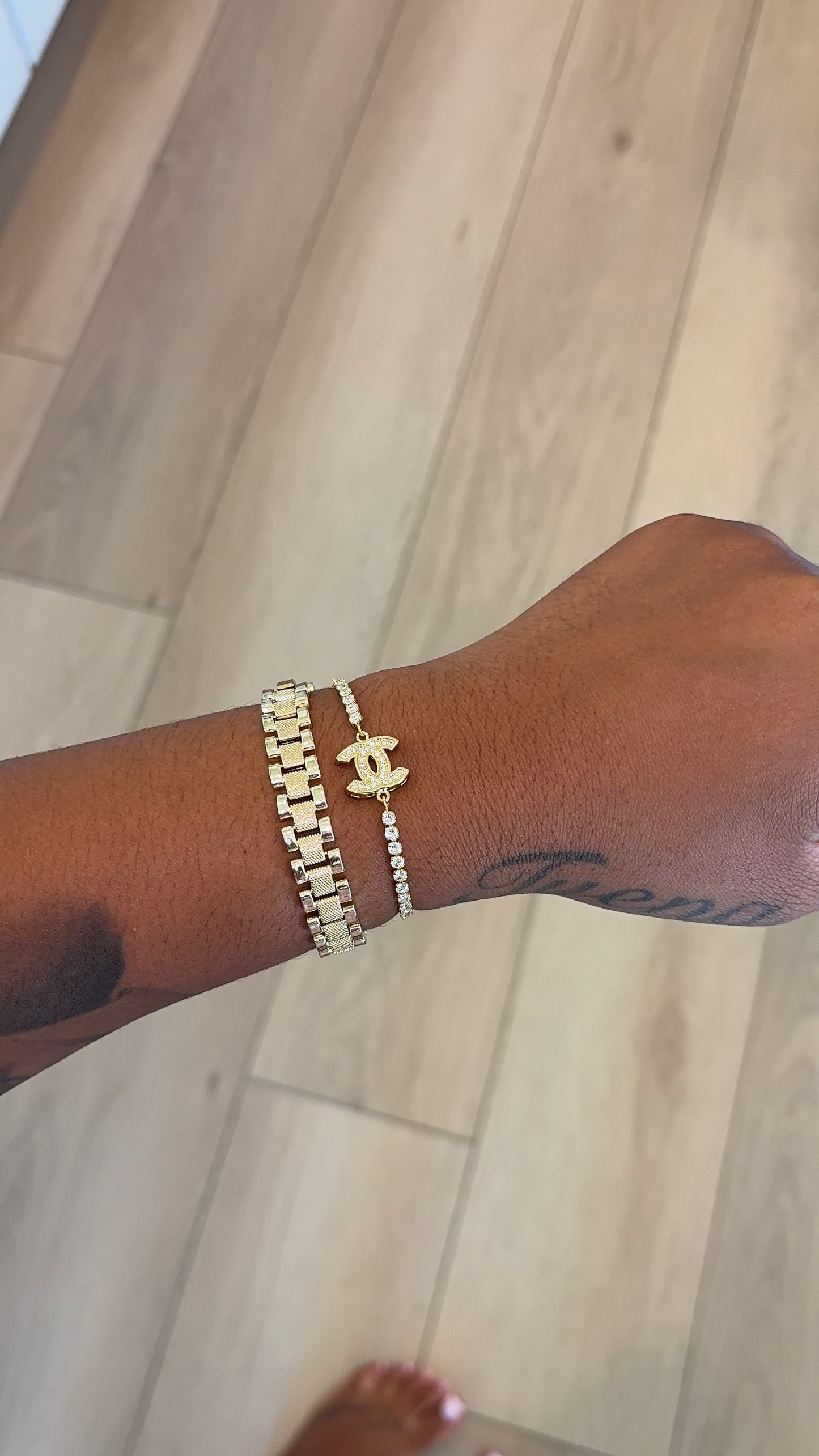 double CC bracelet