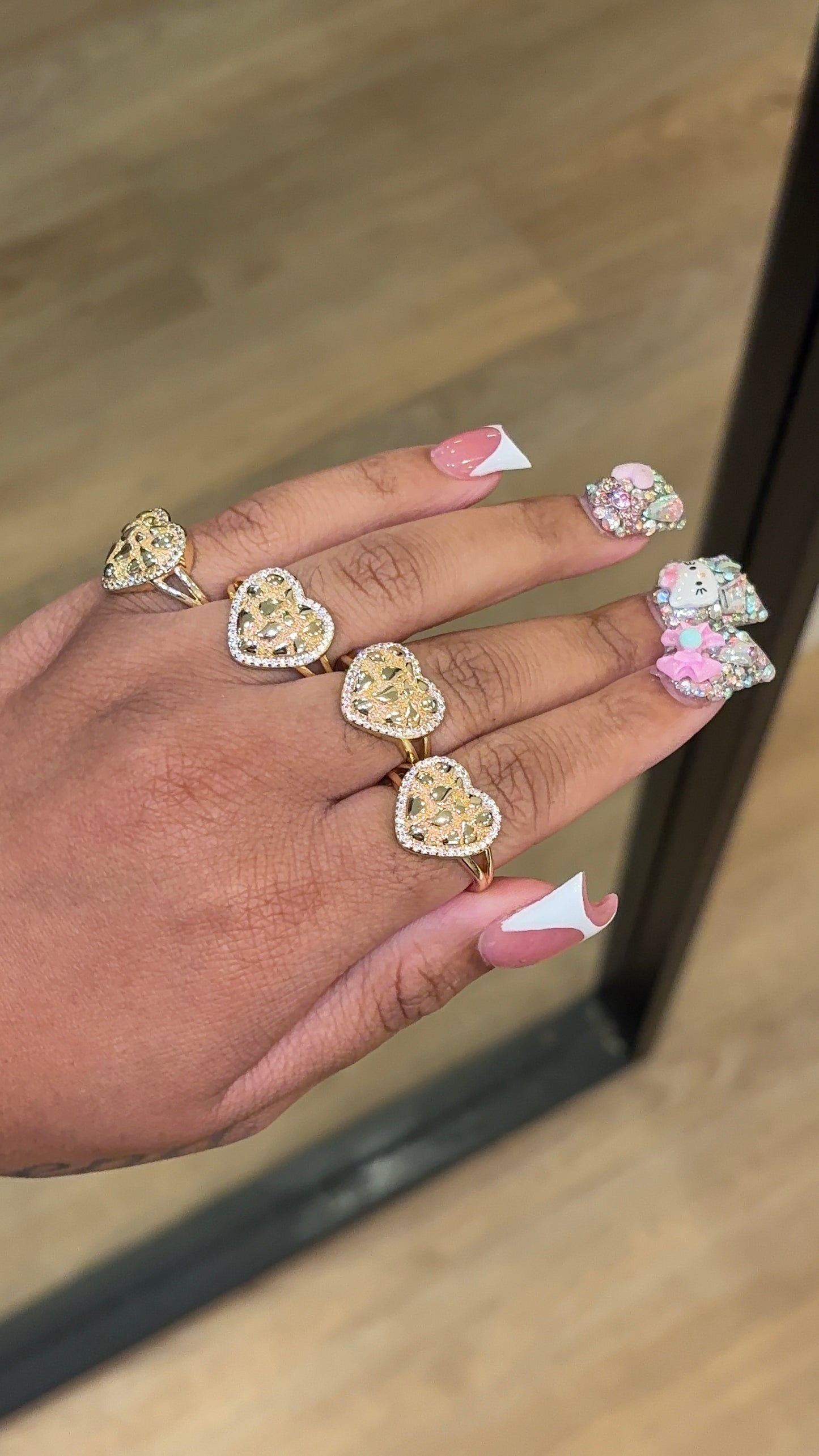 Medium Nugget DMND ring