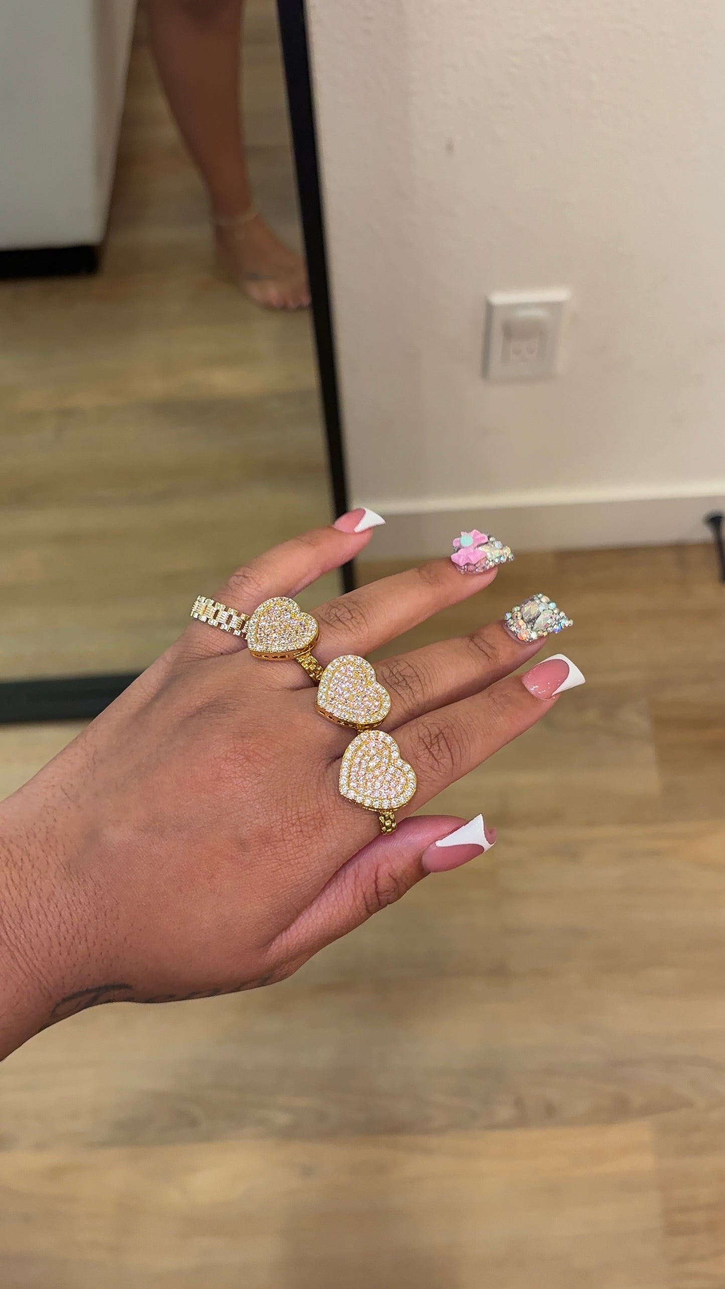 JUMBO PINK ROLEX HRT RING