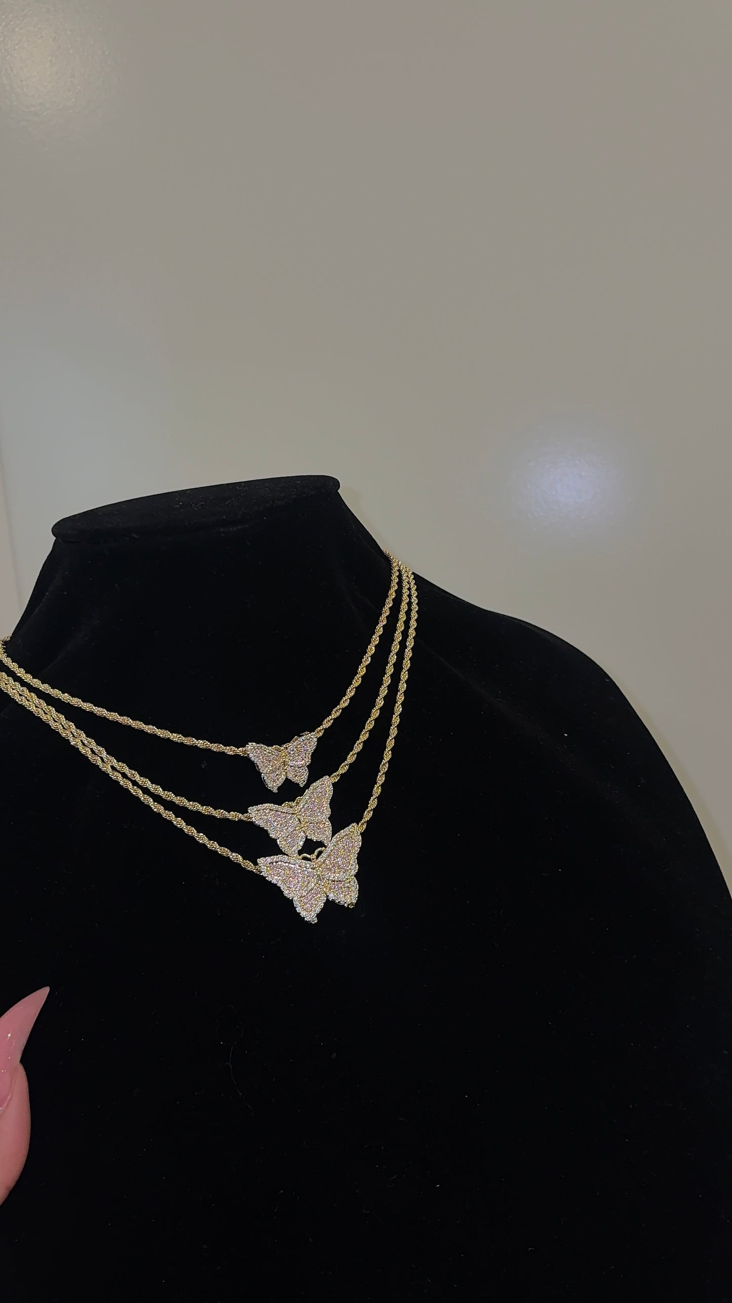 3Butterfly Necklace