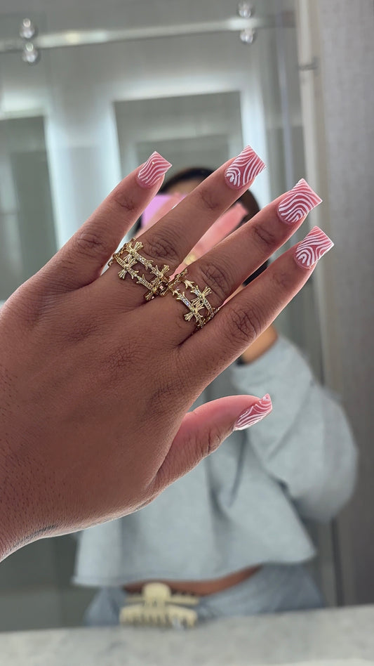 CHROME HEART ADJUSTABLE RING