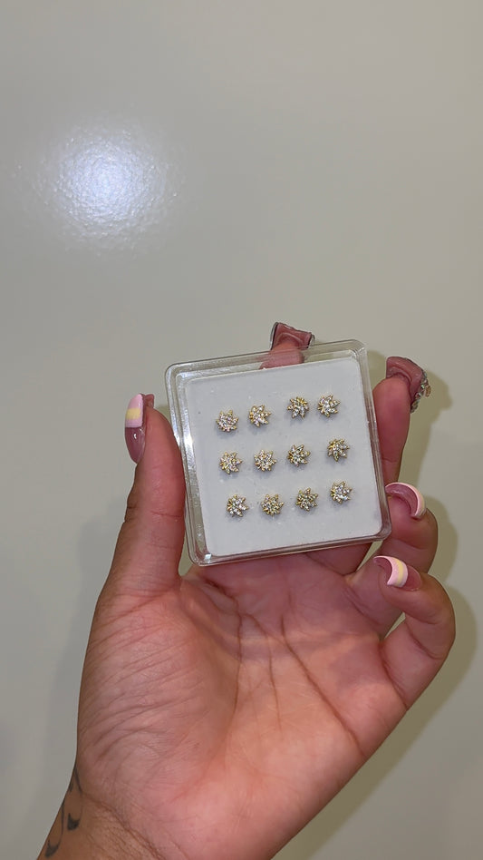 Golden Herb Nose Ring