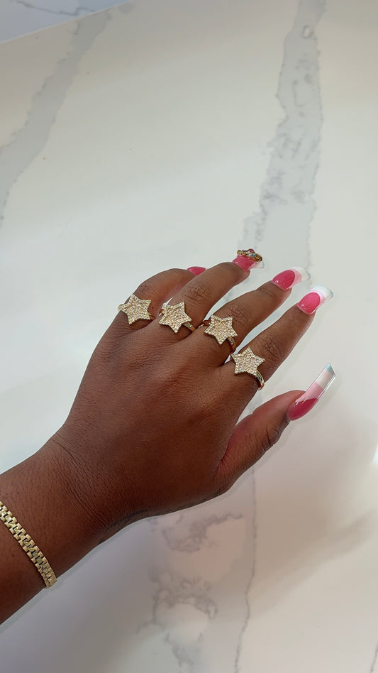 Pink Star Ring