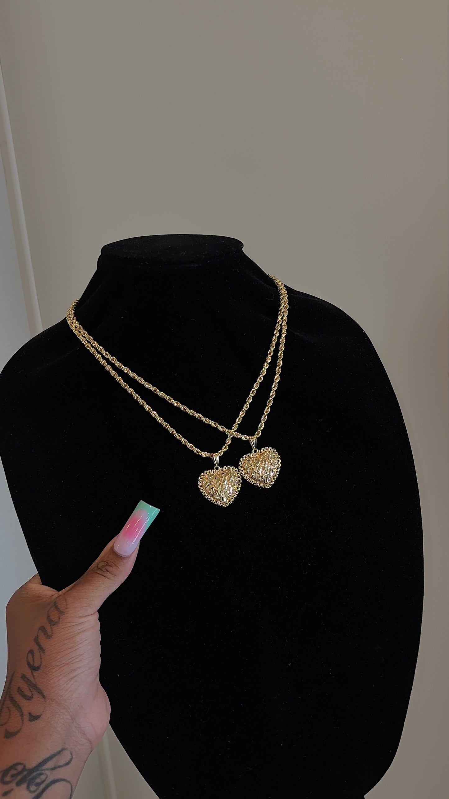 Jumbo Nugget Rolex Hrt necklace