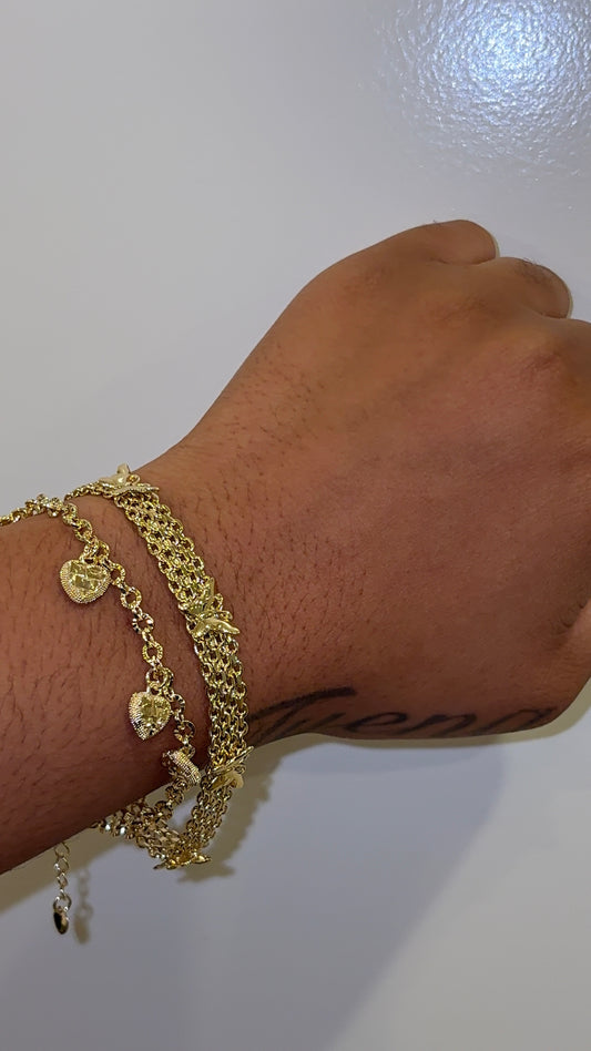 GOLD BUTTERFLY BRACELET