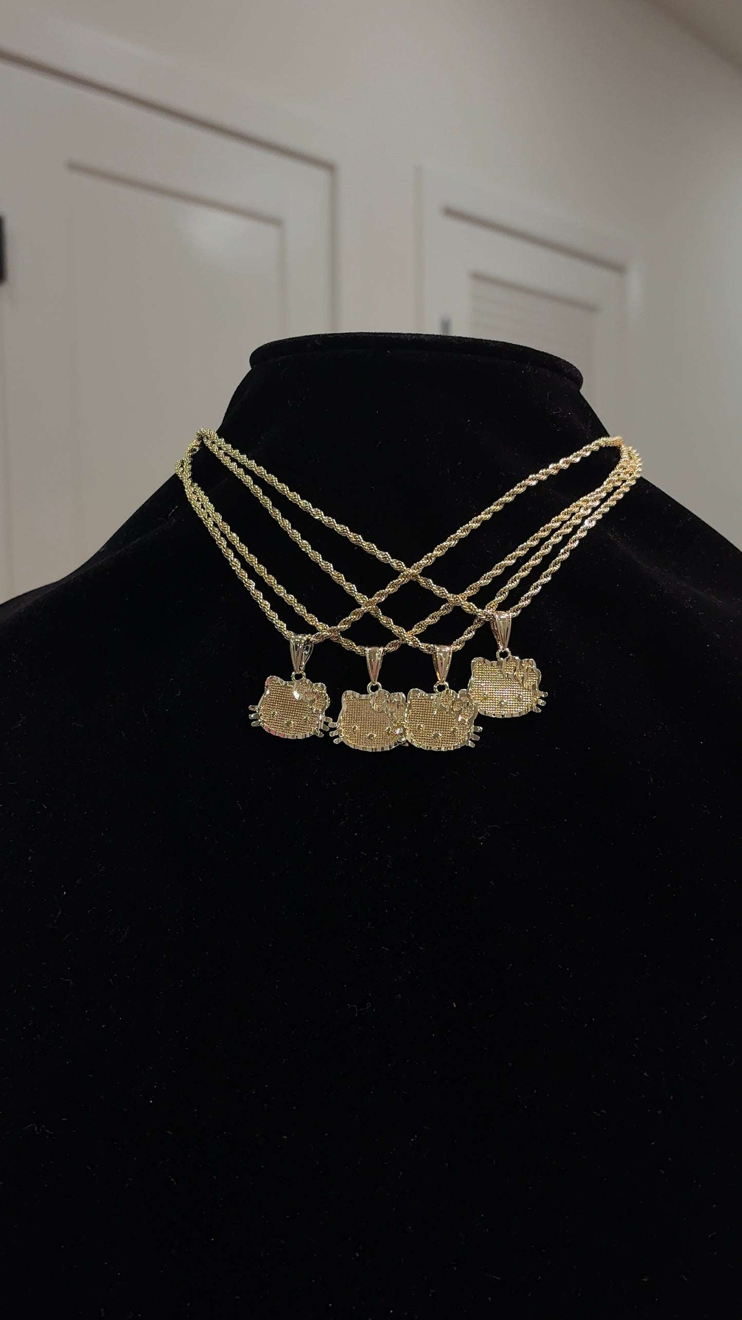 HK FACE NECKLACE