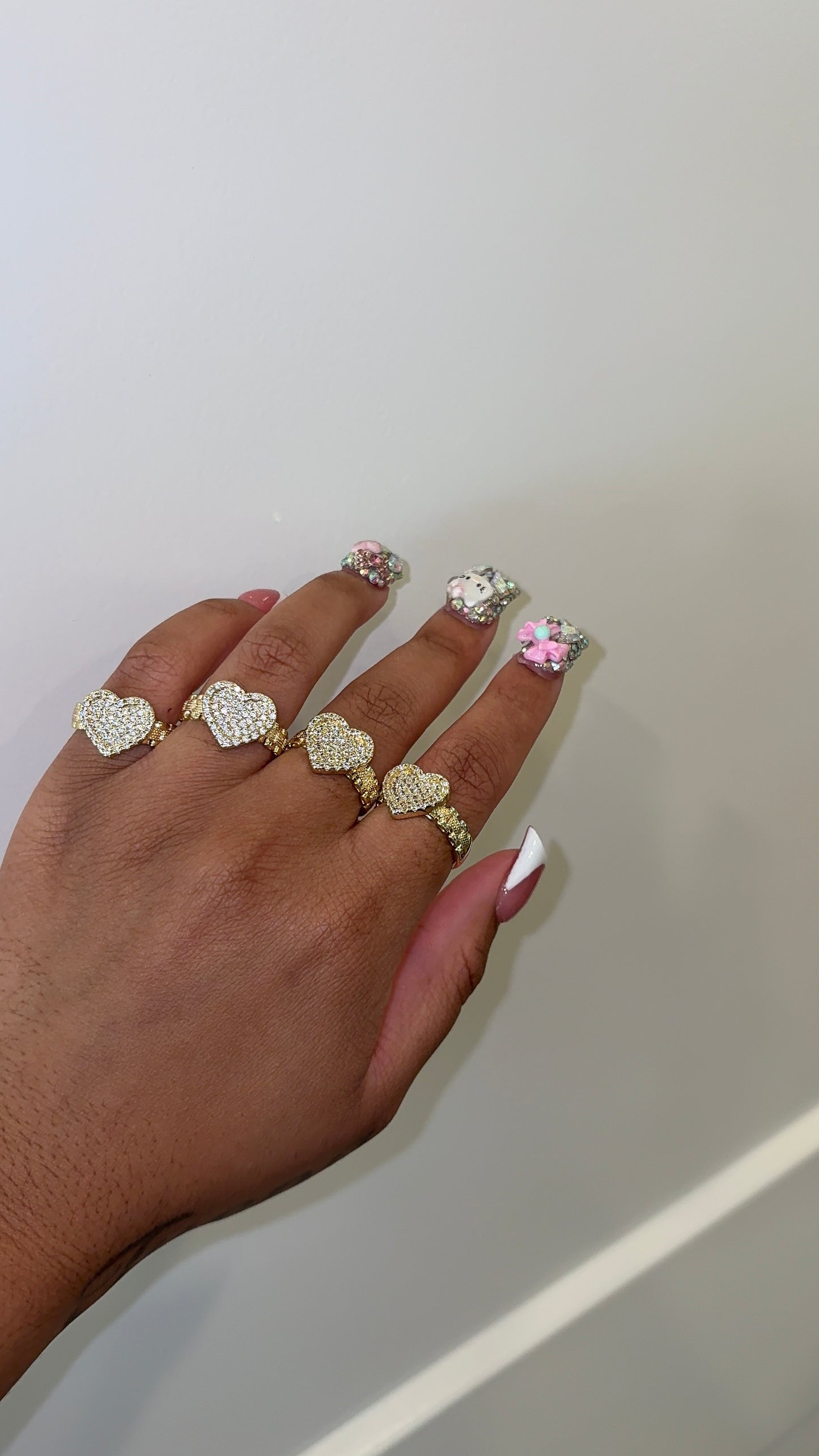 White Rolex HRT Rings