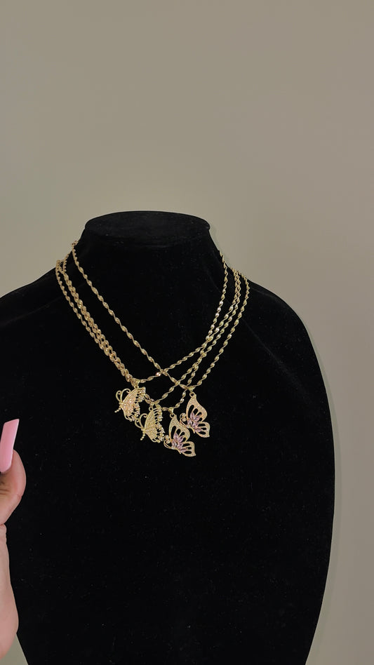 HalfBtterfly Necklace