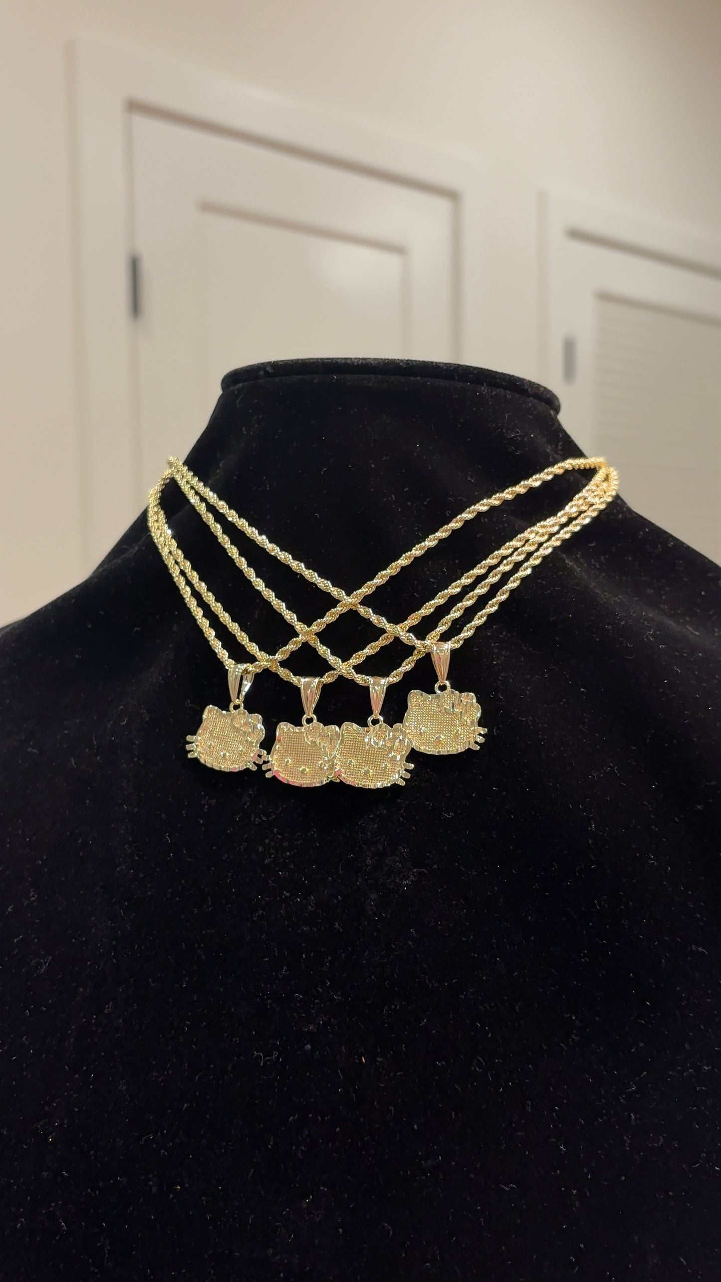 HK FACE NECKLACE