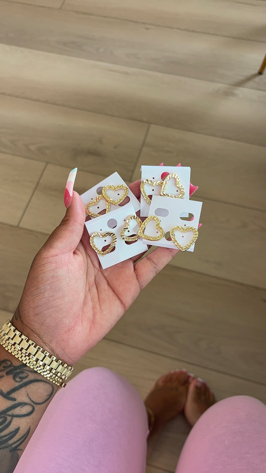 Open Nugget Hrt Studs