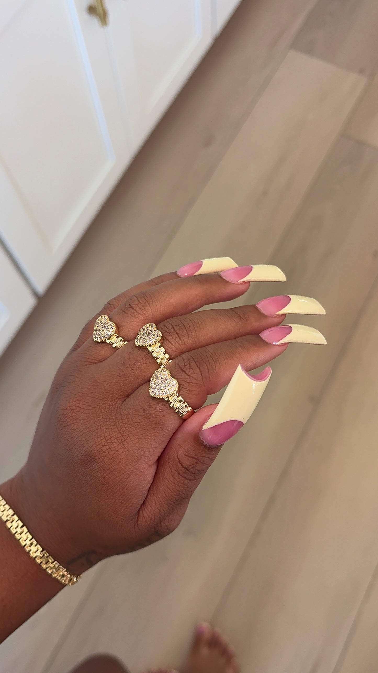 pink Cinderella Rolex ring