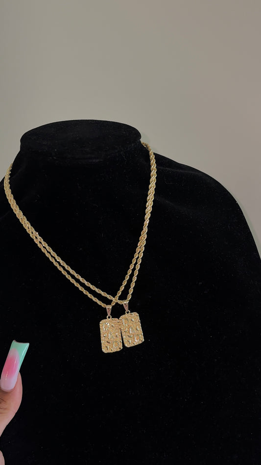 DAD nugget necklace