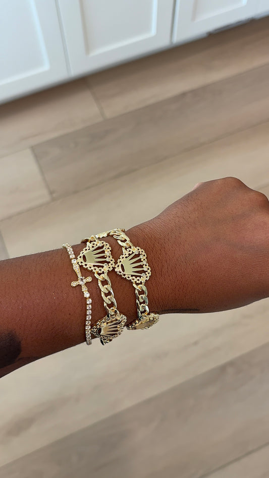 crown Rolex cuban Bracelet