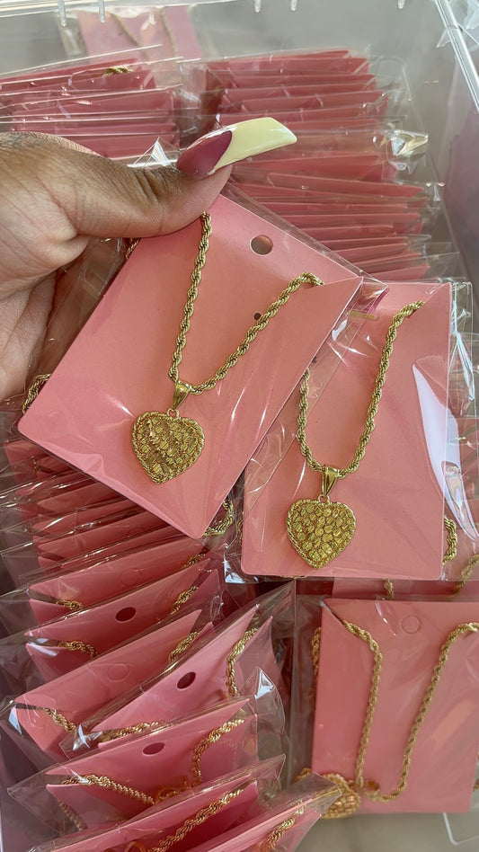 Golden Love heart