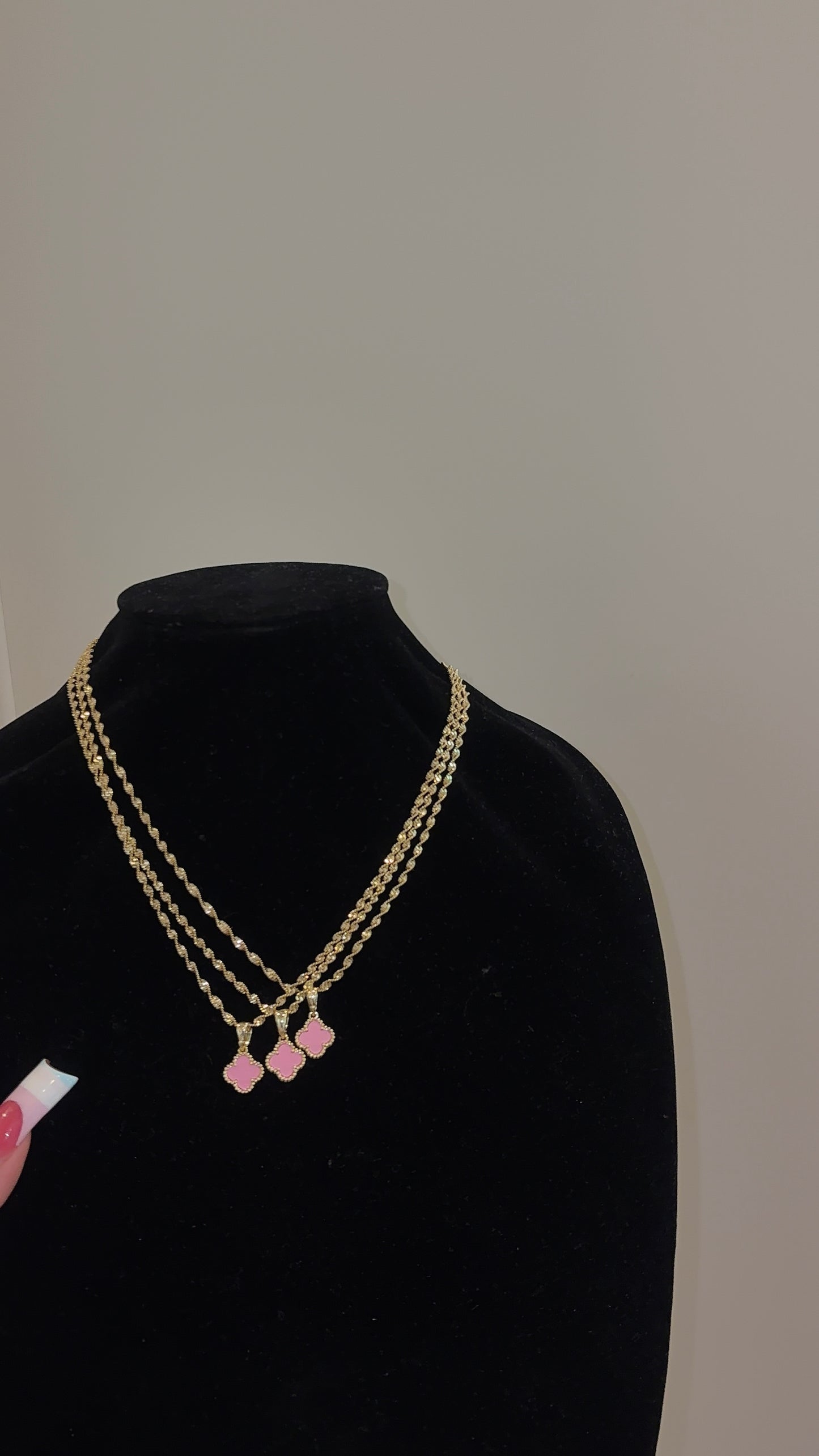 Hot Pink VC Necklace