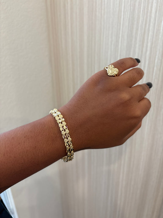 Double Heart Bracelet