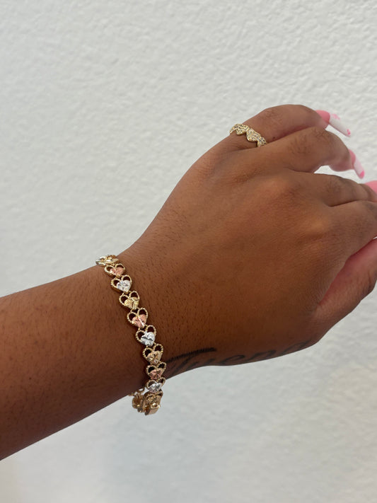 Multi Heart Bracelet