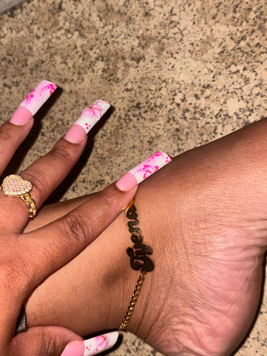Custom Name Anklet