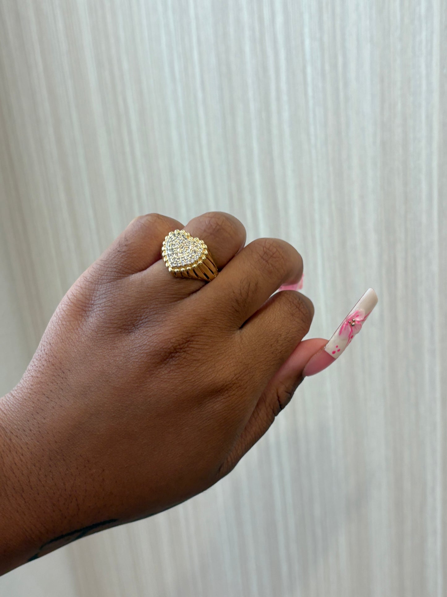 Diamond Heart Ring