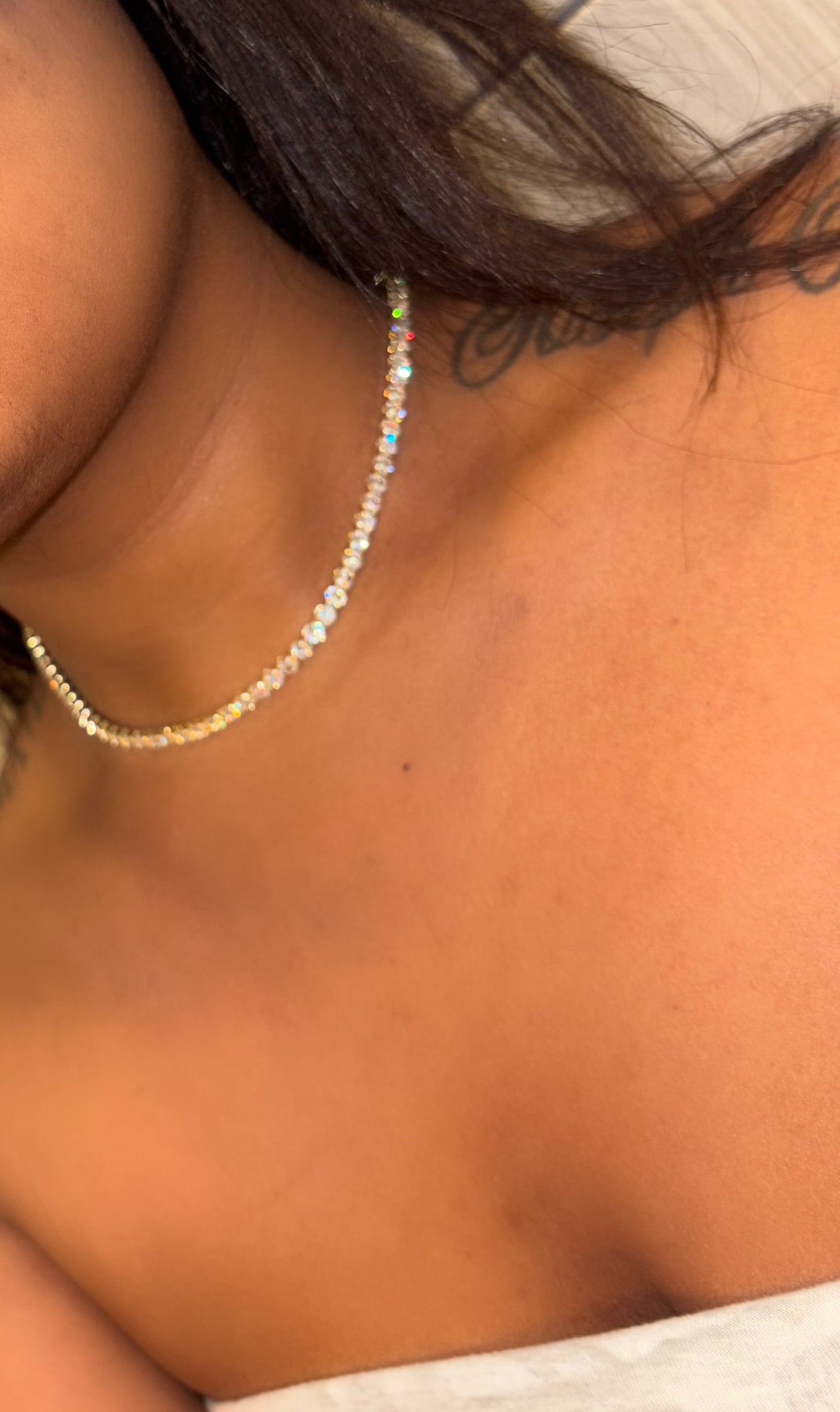 DIAMOND GOLD FILLED CHOKER
