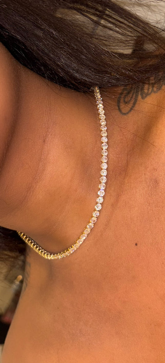 DIAMOND GOLD FILLED CHOKER